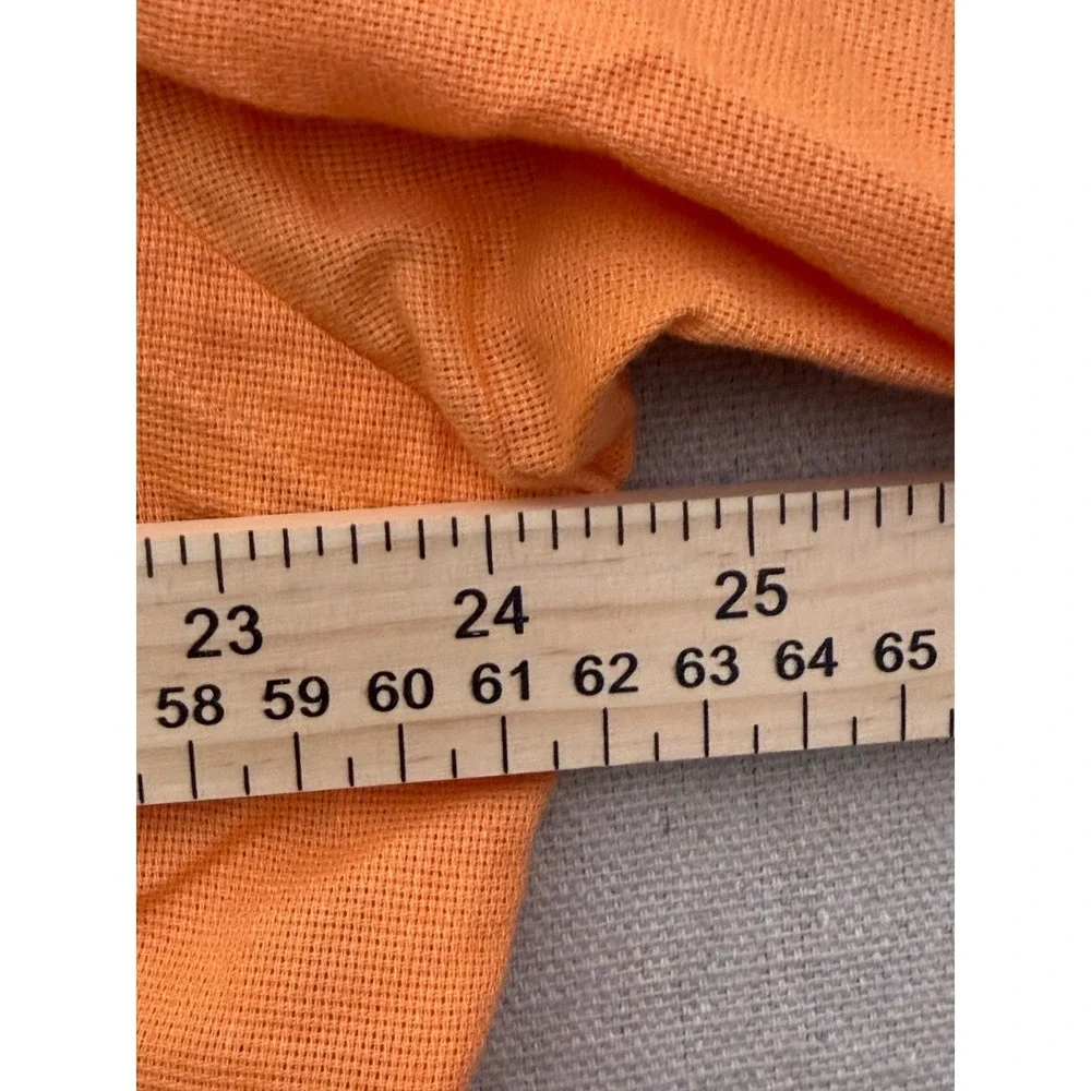 Polo Ralph Lauren Caldwell Shirt Mens Large Orange Cotton Short Sleeve Camp Pony